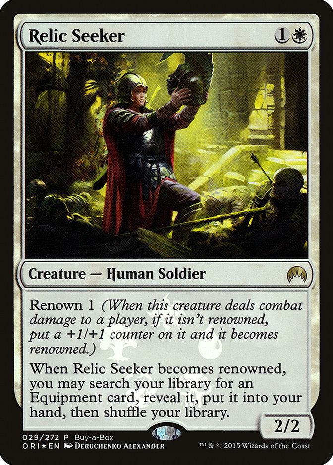 Relic Seeker (Buy-A-Box) [Magic Origins Promos] | Empire Gaming NC