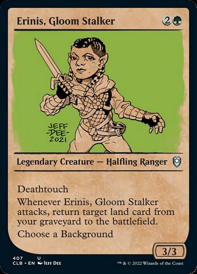 Erinis, Gloom Stalker (Showcase) [Commander Legends: Battle for Baldur's Gate] | Empire Gaming NC