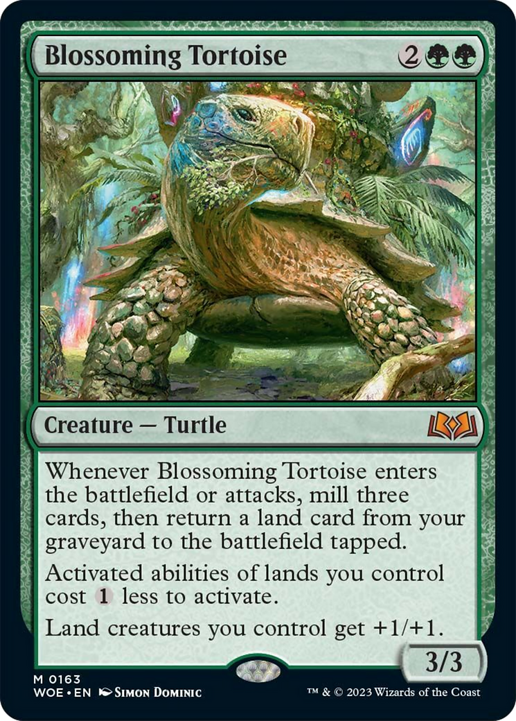 Blossoming Tortoise [Wilds of Eldraine] | Empire Gaming NC