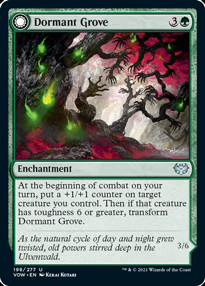 Dormant Grove // Gnarled Grovestrider [Innistrad: Crimson Vow] | Empire Gaming NC