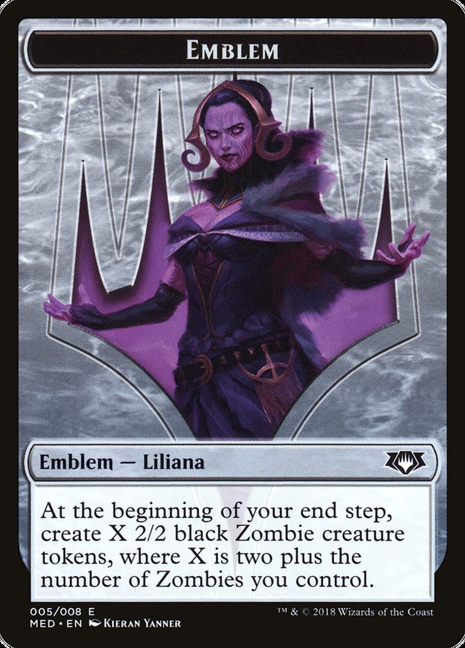 Emblem - Liliana, the Last Hope [Mythic Edition Tokens] | Empire Gaming NC