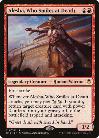 Alesha, Who Smiles at Death [Commander 2016] | Empire Gaming NC