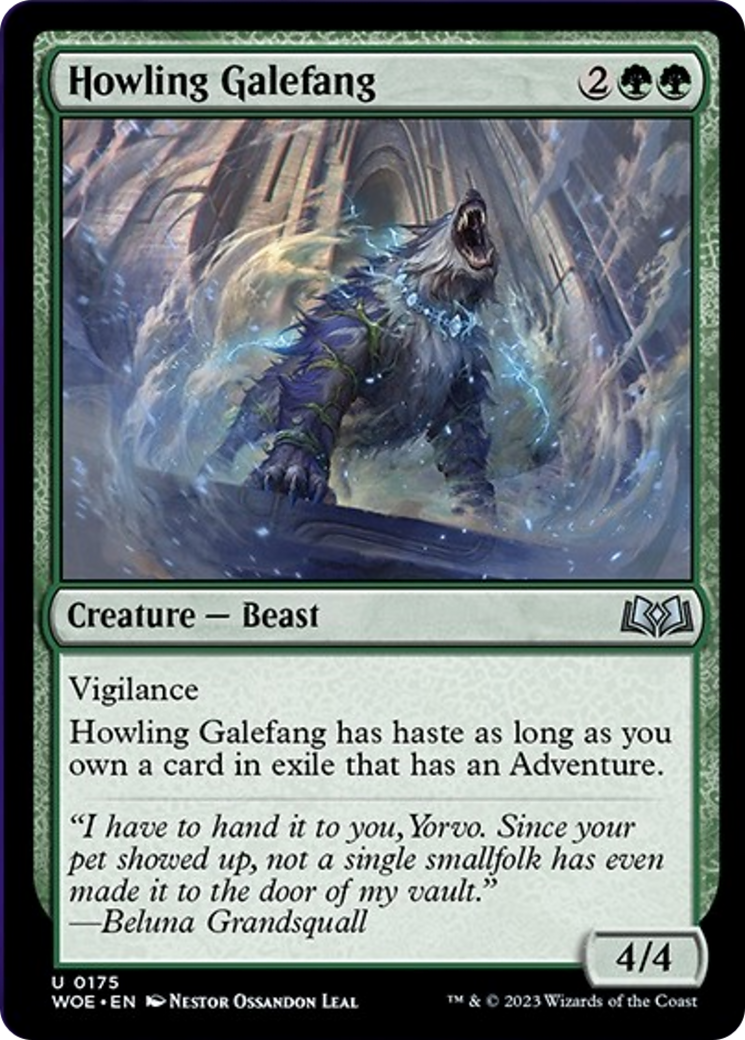 Howling Galefang [Wilds of Eldraine] | Empire Gaming NC