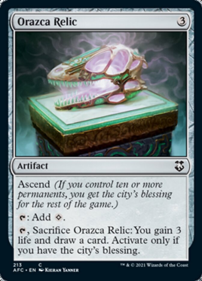 Orazca Relic [Dungeons & Dragons: Adventures in the Forgotten Realms Commander] | Empire Gaming NC