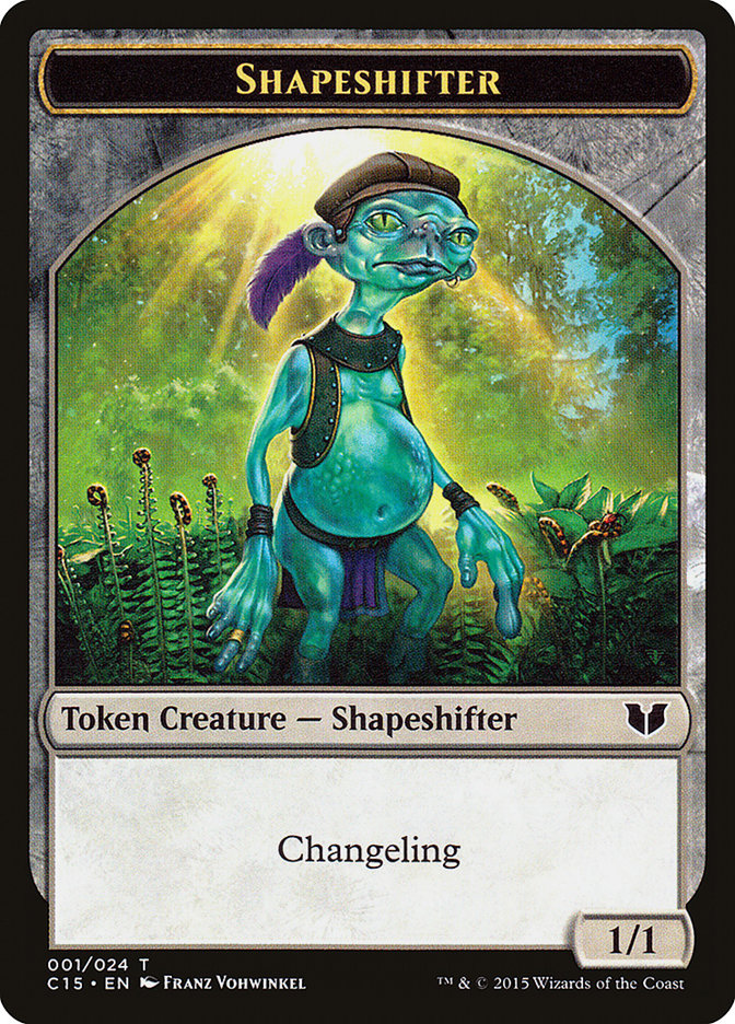 Shapeshifter // Shapeshifter Double-Sided Token [Commander 2015 Tokens] | Empire Gaming NC