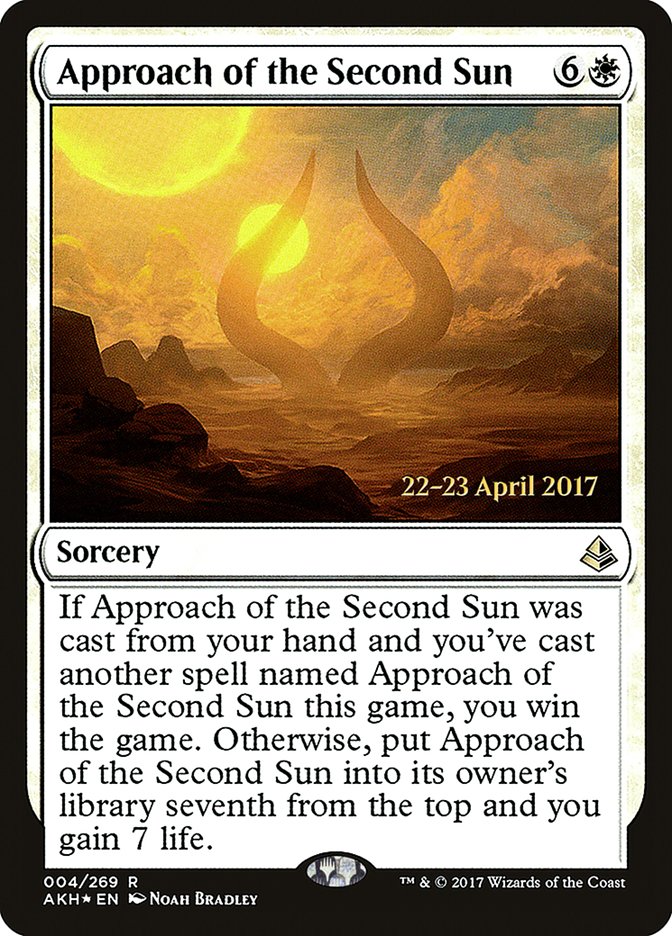 Approach of the Second Sun [Amonkhet Promos] | Empire Gaming NC