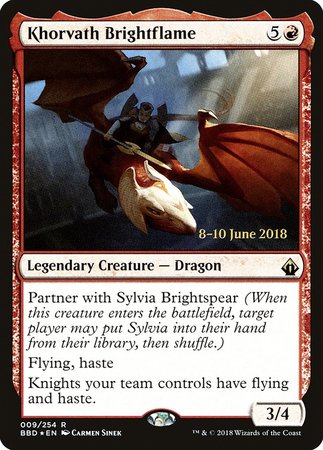 Khorvath Brightflame [Battlebond Promos] | Empire Gaming NC