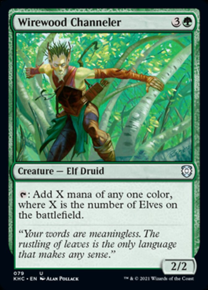 Wirewood Channeler [Kaldheim Commander] | Empire Gaming NC