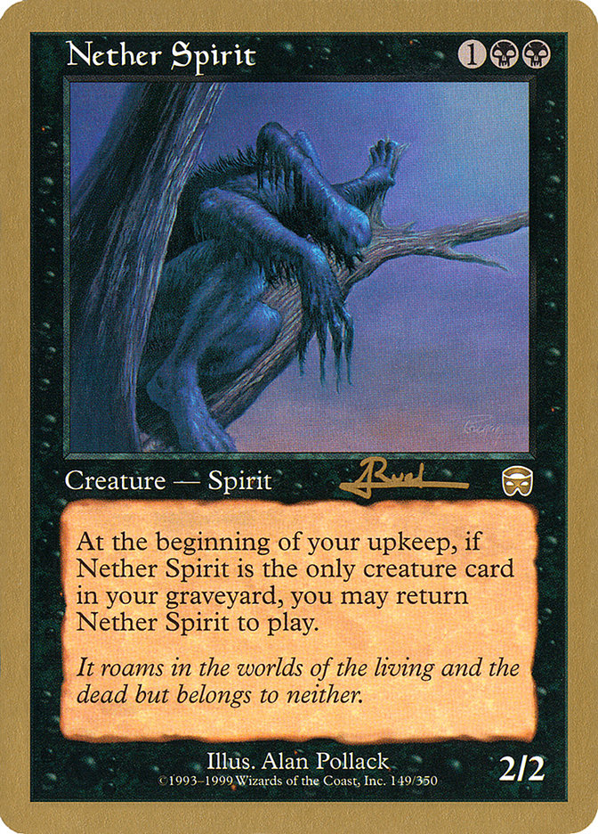 Nether Spirit (Antoine Ruel) [World Championship Decks 2001] | Empire Gaming NC