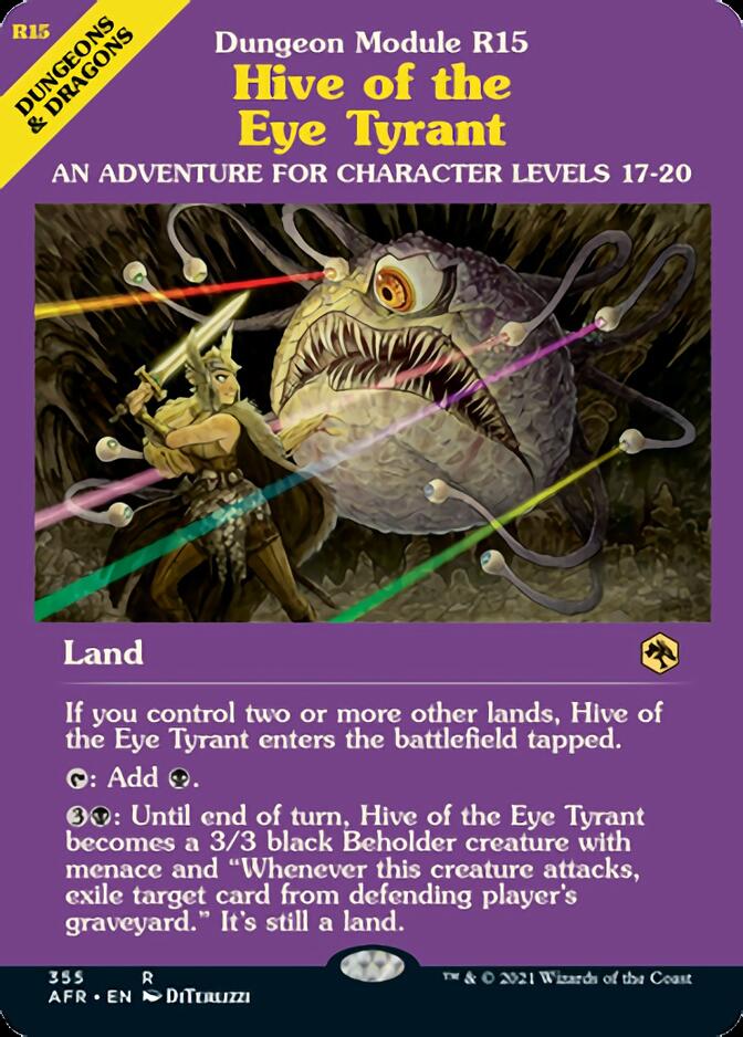 Hive of the Eye Tyrant (Dungeon Module) [Dungeons & Dragons: Adventures in the Forgotten Realms] | Empire Gaming NC