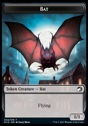 Bat Token [Innistrad: Midnight Hunt Tokens] | Empire Gaming NC