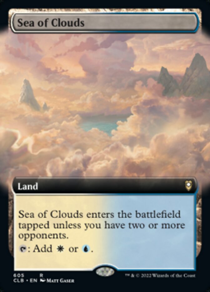 Sea of Clouds (Extended Art) [Commander Legends: Battle for Baldur's Gate] | Empire Gaming NC