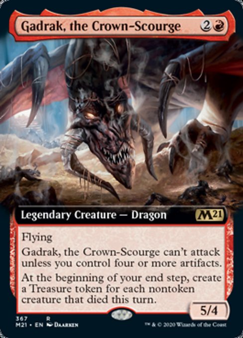 Gadrak, the Crown-Scourge (Extended Art) [Core Set 2021] | Empire Gaming NC