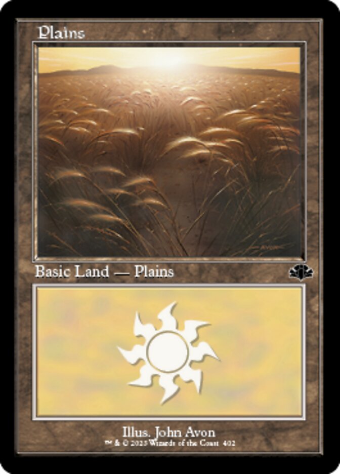 Plains (402) (Retro) [Dominaria Remastered] | Empire Gaming NC