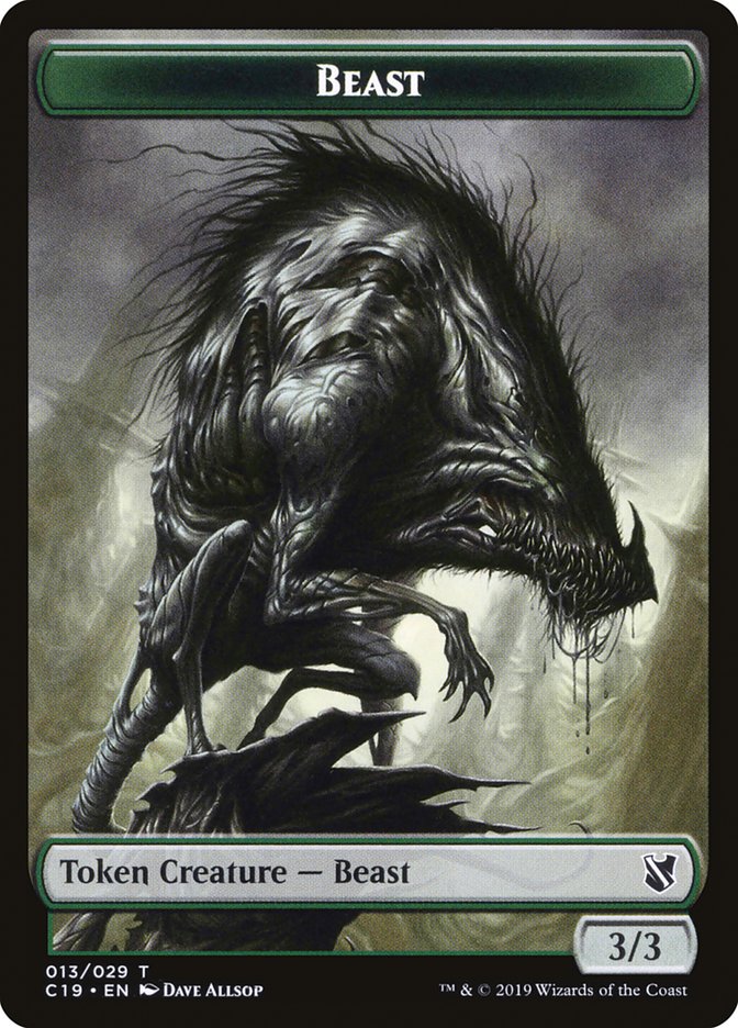 Beast (013/029) [Commander 2019 Tokens] | Empire Gaming NC