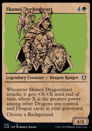 Skanos Dragonheart (Showcase) [Commander Legends: Battle for Baldur's Gate] | Empire Gaming NC