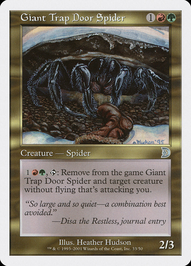 Giant Trap Door Spider [Deckmasters] | Empire Gaming NC