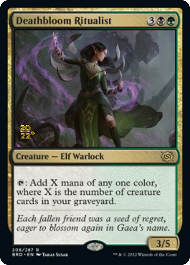 Deathbloom Ritualist [The Brothers' War: Prerelease Promos] | Empire Gaming NC