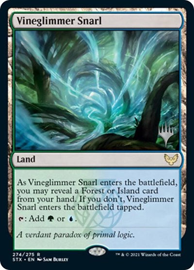 Vineglimmer Snarl (Promo Pack) [Strixhaven: School of Mages Promos] | Empire Gaming NC