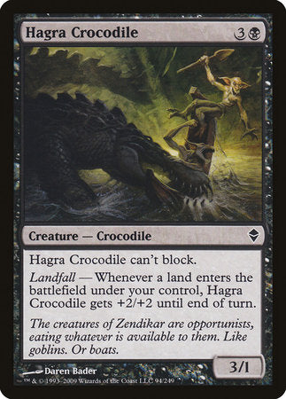 Hagra Crocodile [Zendikar] | Empire Gaming NC