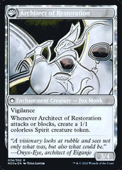 The Restoration of Eiganjo // Architect of Restoration [Kamigawa: Neon Dynasty Prerelease Promos] | Empire Gaming NC