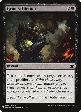 Grim Affliction [Mystery Booster] | Empire Gaming NC