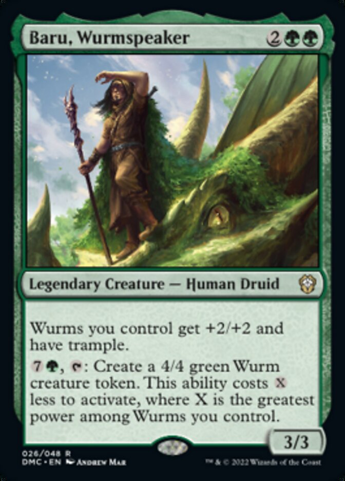 Baru, Wurmspeaker [Dominaria United Commander] | Empire Gaming NC