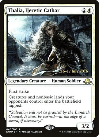 Thalia, Heretic Cathar [Eldritch Moon Promos] | Empire Gaming NC