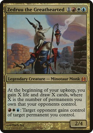 Zedruu the Greathearted (Oversized) [Commander 2011 Oversized] | Empire Gaming NC