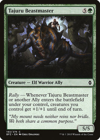 Tajuru Beastmaster [Battle for Zendikar] | Empire Gaming NC