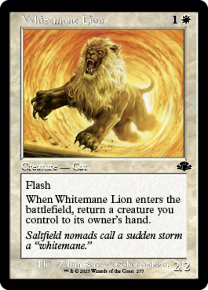 Whitemane Lion (Retro) [Dominaria Remastered] | Empire Gaming NC