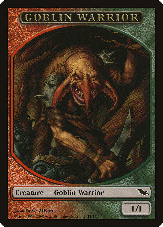 Goblin Warrior [Shadowmoor Tokens] | Empire Gaming NC