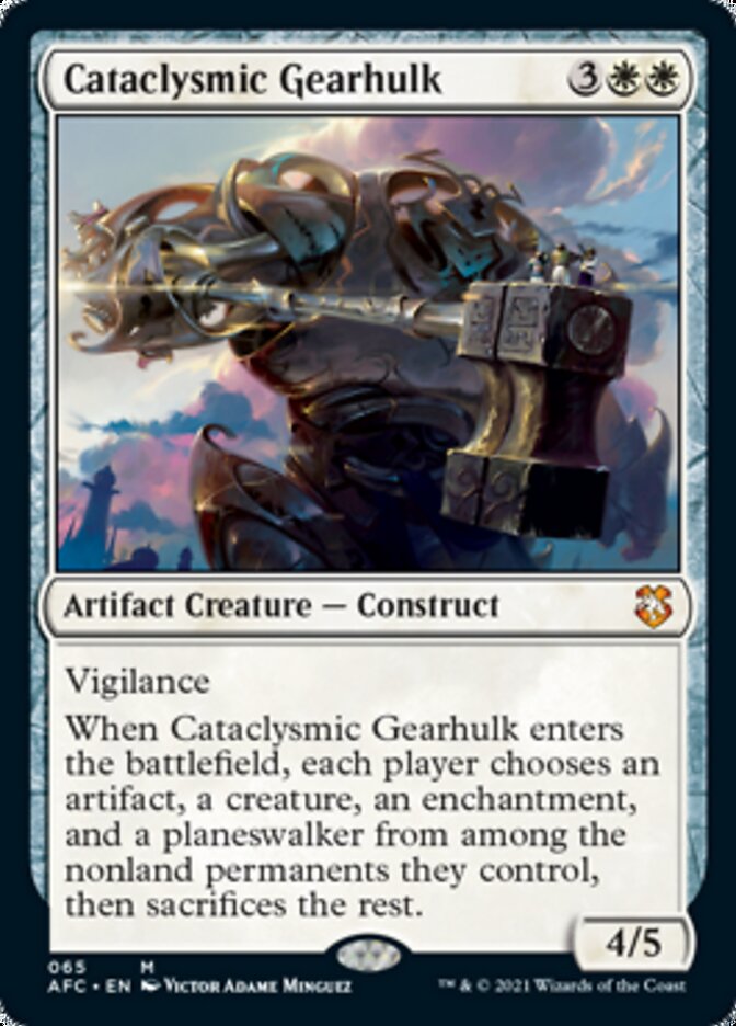 Cataclysmic Gearhulk [Dungeons & Dragons: Adventures in the Forgotten Realms Commander] | Empire Gaming NC