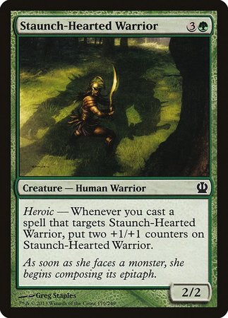 Staunch-Hearted Warrior [Theros] | Empire Gaming NC