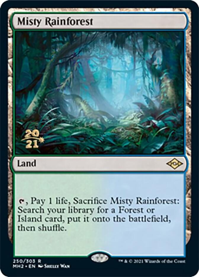 Misty Rainforest [Modern Horizons 2 Prerelease Promos] | Empire Gaming NC