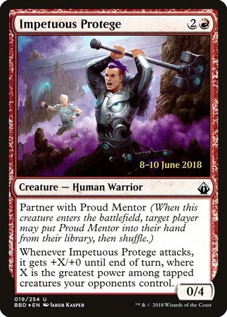 Impetuous Protege [Battlebond Promos] | Empire Gaming NC