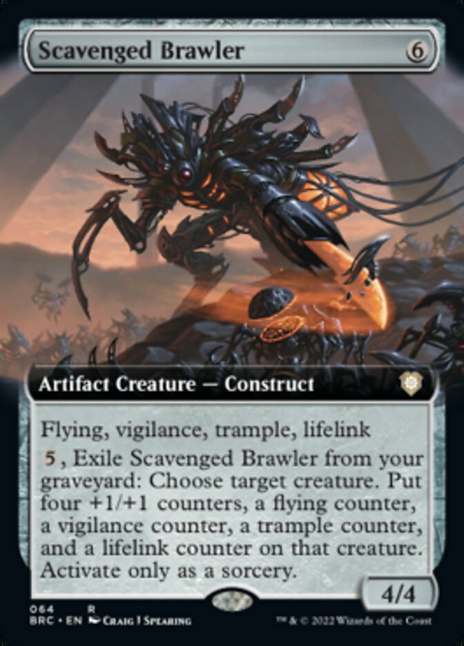 Scavenged Brawler (Extended Art) [The Brothers' War Commander] | Empire Gaming NC