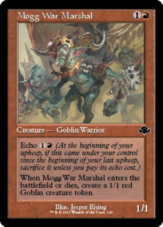 Mogg War Marshal (Retro) [Dominaria Remastered] | Empire Gaming NC