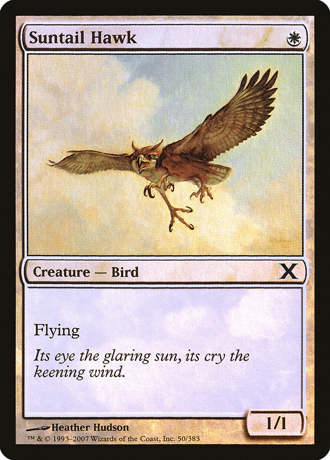 Suntail Hawk (Premium Foil) [Tenth Edition] | Empire Gaming NC