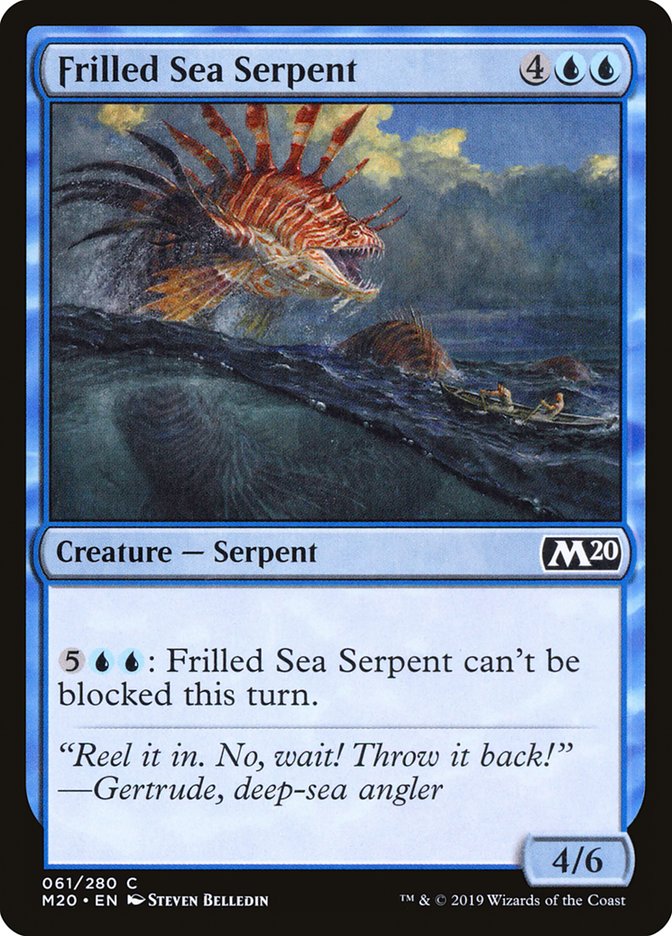 Frilled Sea Serpent [Core Set 2020] | Empire Gaming NC