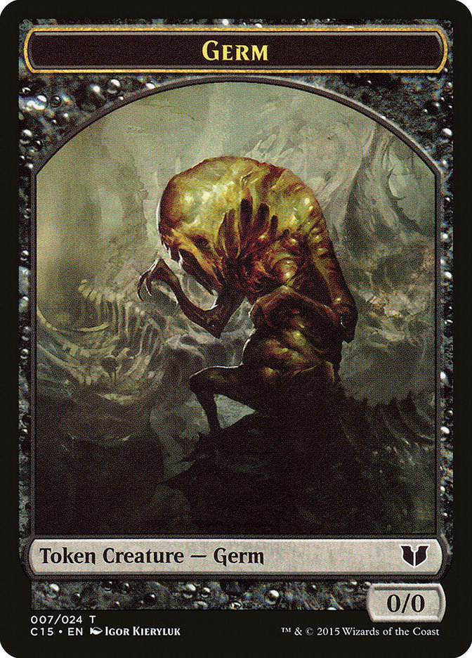 Germ // Zombie Double-Sided Token [Commander 2015 Tokens] | Empire Gaming NC