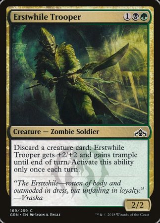 Erstwhile Trooper [Guilds of Ravnica] | Empire Gaming NC