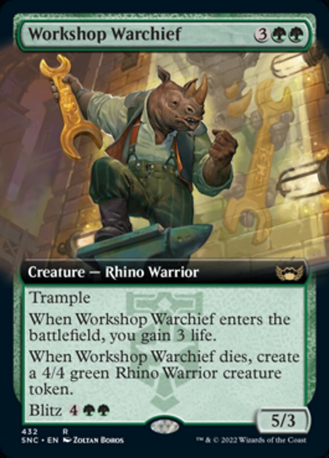 Workshop Warchief (Extended Art) [Streets of New Capenna] | Empire Gaming NC