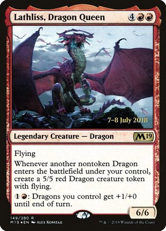 Lathliss, Dragon Queen [Core Set 2019 Promos] | Empire Gaming NC