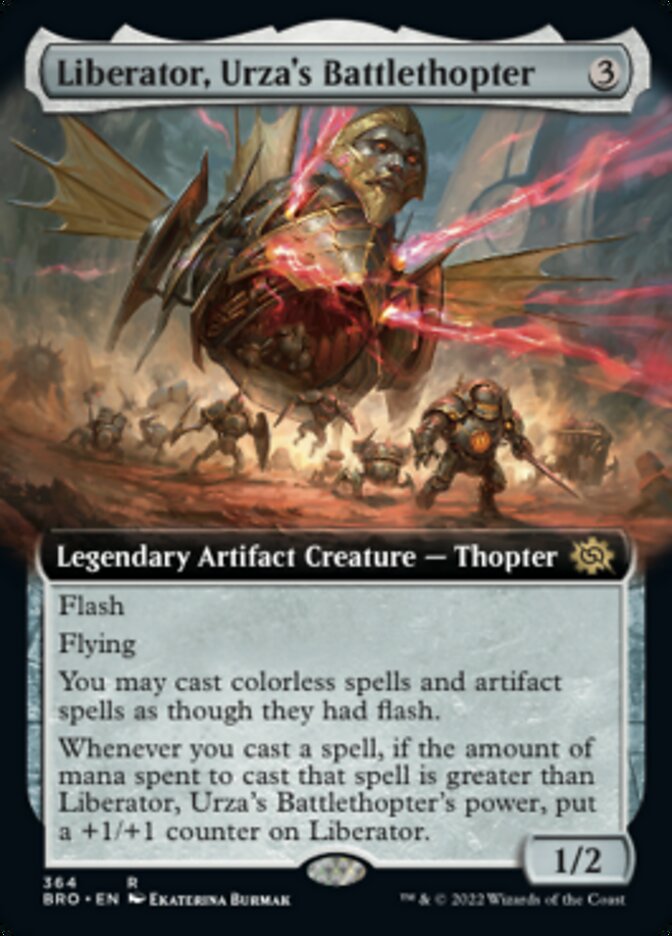 Liberator, Urza's Battlethopter (Extended Art) [The Brothers' War] | Empire Gaming NC