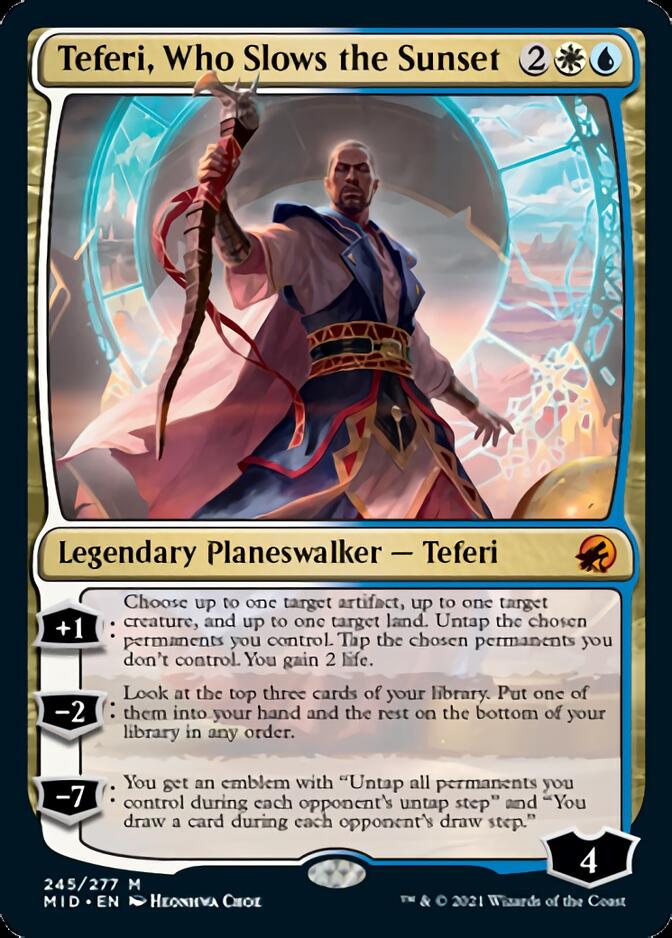 Teferi, Who Slows the Sunset [Innistrad: Midnight Hunt] | Empire Gaming NC