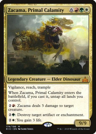 Zacama, Primal Calamity [Rivals of Ixalan Promos] | Empire Gaming NC