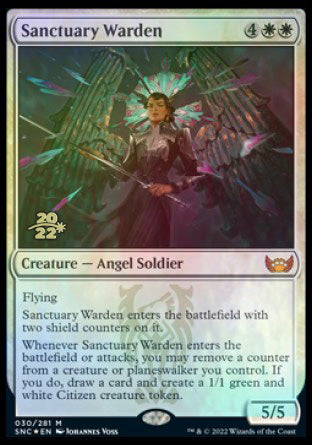 Sanctuary Warden [Streets of New Capenna Prerelease Promos] | Empire Gaming NC