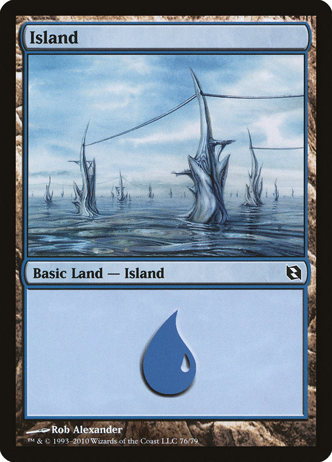 Island (76) [Duel Decks: Elspeth vs. Tezzeret] | Empire Gaming NC