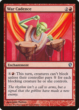 War Cadence [Commander 2013] | Empire Gaming NC